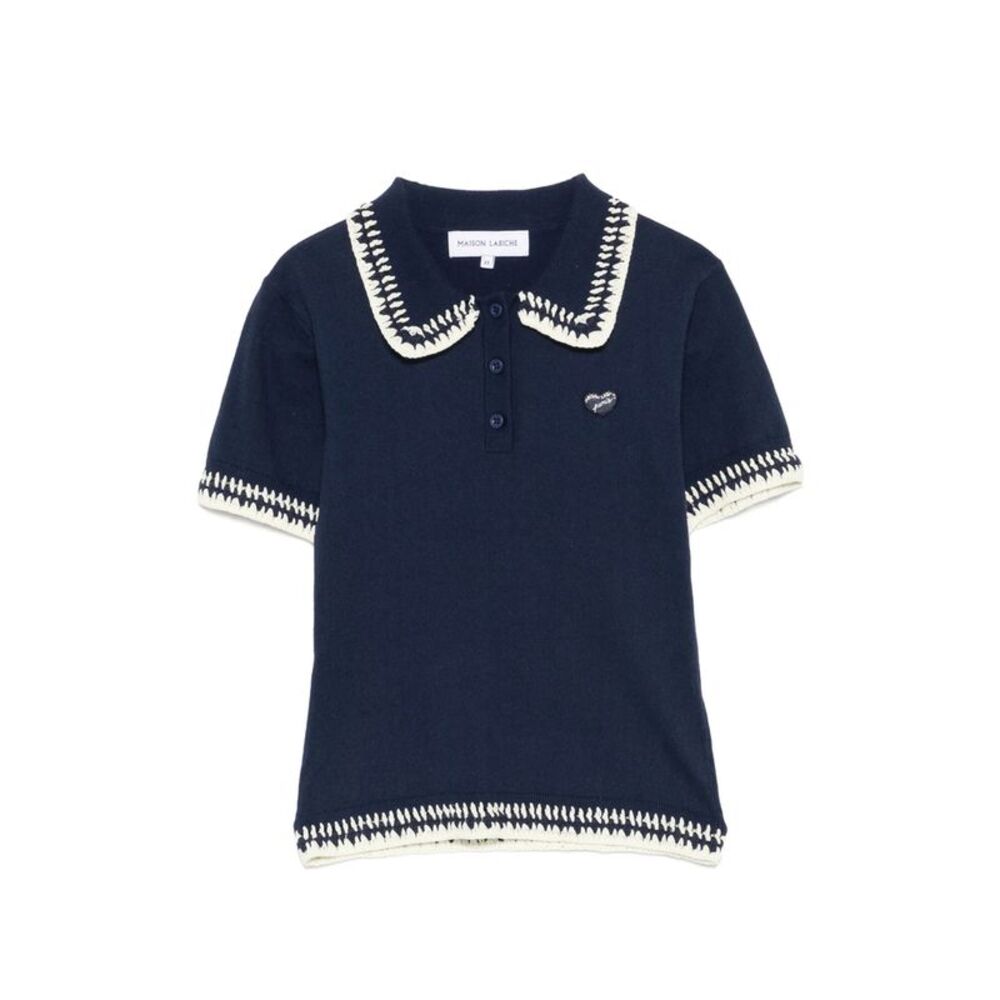 Maison Labiche Blue Tops - Polo Tops Women